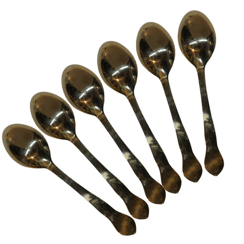 Brass Designer Spoon 57g Pack of 6