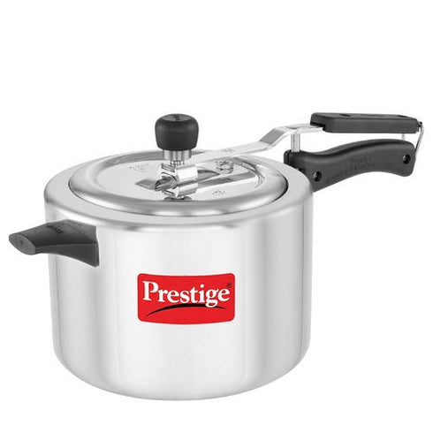 Prestige Nakshatra Plus Svachh Aluminium Spillage Control Pressure Cooker 5 L Silver