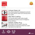 Prestige Nakshatra Cute Duo Svachh Aluminium Spillage Control Pressure Cooker Red 2 L