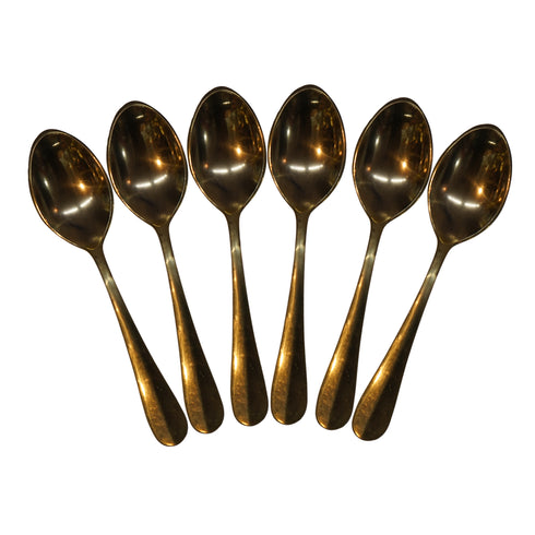 Brass Plain Spoon 42g Pack of 6