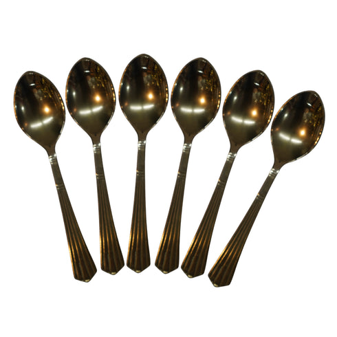 Brass Plain Spoon 29g Pack of 6