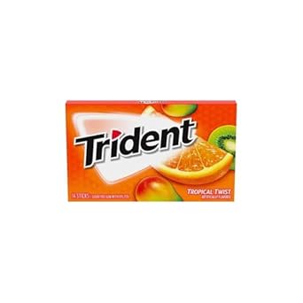 Trident Tropical Twist Gum (Sugar Free)