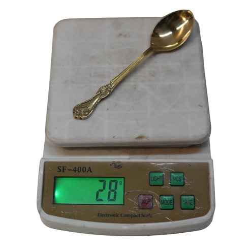 Tableware Brass Spoon 28g Pack of 6