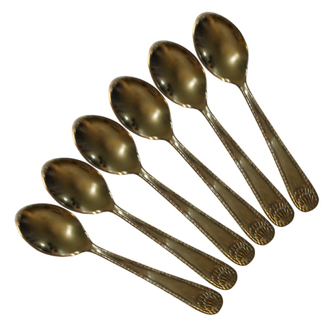 Brass Spoon For Serving 32g Pack of 6