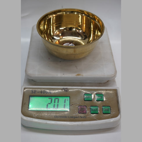 Brass Dining Bowl Traditional Pital Ki Katori 201g