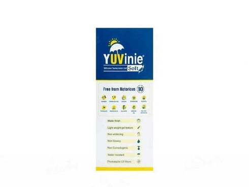 YUVinie Soft Silicone Sunscreen Gel SPF 50+ PA+++