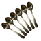Handmade Pure Brass Spoon 11g Pack of 6
