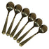 Handmade Pure Brass Spoon 11g Pack of 6