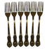 Handmade Pure Brass Fork 31g Pack of 6