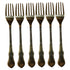 Handmade Pure Brass Fork 31g Pack of 6