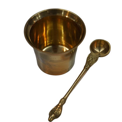 Traditional Handcraft Panchpatra 91g Set 1