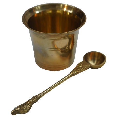 Traditional Handcraft Panchpatra 91g Set 1