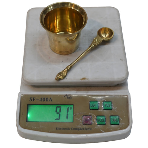 Traditional Handcraft Panchpatra 91g Set 1