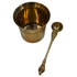 Panchpatra with Spoon in Brass 104g Set 1
