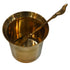 Panchpatra with Spoon in Brass 104g Set 1