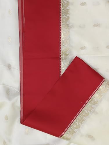 Vasthrlay Glory Banarasi Satin Kanjivaram Saree Silver Zari