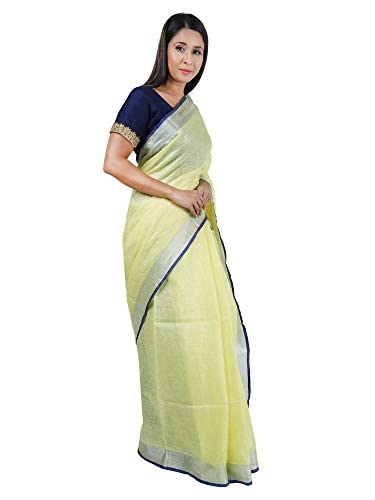 Vasthrlay Handloom Summer Contrast Vibrant Green