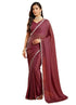 Vasthrlay Lavender Border Unstitched Saree