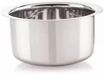 Round Bottom 5 Litre with Lid Premium Kitchen Cookware Utensil, High Grade Durable