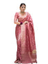Vasthrlay Banarasi Kanjivaram Wedding Pari 165 Saree With Blouse Piece
