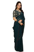 Designer Georgette Saree with Embroidered Blouse Piece