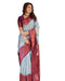 Vasthrlay Blue Banarasi Saree