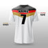 Yourjersey Germany Style Football Custom Jersey For Men Women Boys Kids |Custom Team Jersey With Name & Number| Personalised T Shirt