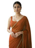 Vasthrlay Orange Decorative Unstitched Saree