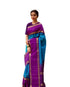 Vasthrlay Blue Banarasi Saree