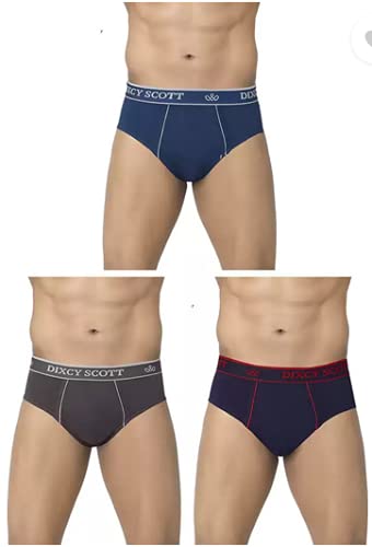 Dixcy Scott Men's Cotton Brief (Pack of 3)