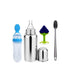 Stainless Steel Baby Feeding Milk Bottle And Feeding Bottle With Spoon
