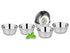 Stainless Steel Heavy Gauge Bowl Set Of 6 Piece