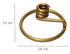 Doorbag Niranjan Kadi Brass Ring Wick Holder for Diya Bati Oil Lamps