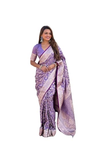 Vasthrlay Banarasi Unstitched Saree