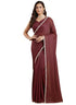 Vasthrlay Maroon Border Unstitched Saree