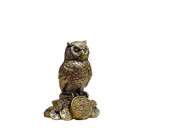 Shui Owl Showpiece for Home & Office Vastu Decorative Owl Statue for Wisdom, Protection & Good Luck