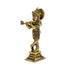 Brass Lord Krishna Playing Flute Statue 538g