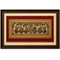 Palm Leaf Handmade Painting of Lord Krishna Dancing with Gopis