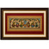 Palm Leaf Handmade Painting of Lord Krishna Dancing with Gopis