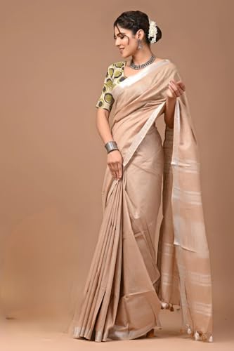 Vasthrlay Handwoven Unstitched Saree