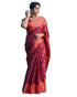 Vasthrlay Maroon Kanjivaram Saree
