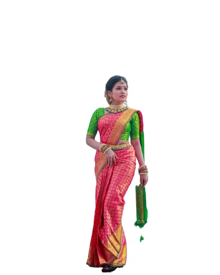 Vasthrlay Green Banarasi Saree