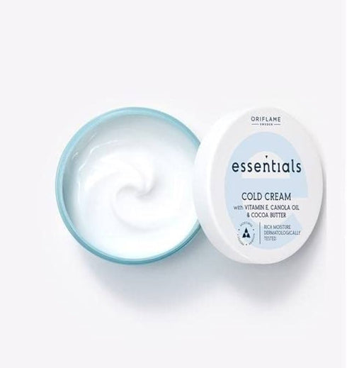 Oriflame Essentials Cold Cream With Vitamin E Canola Oil & Cocoa Butter