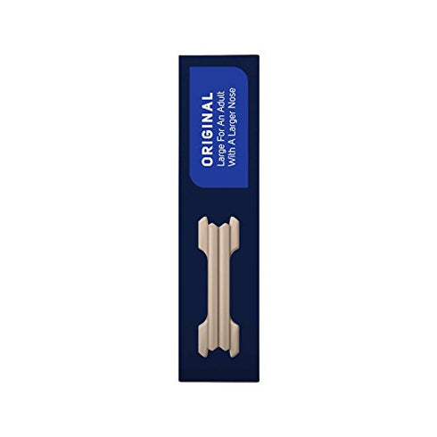 Style Make Breathe Right Original Nose Strips to Reduce Snoring and Relieve Nose Congestion Large Tan 30 Count