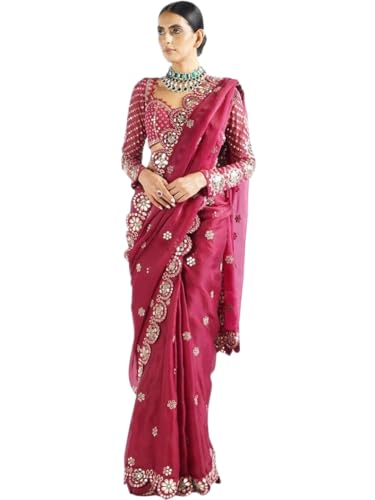 Vasthrlay Georgette Embroidery Saree