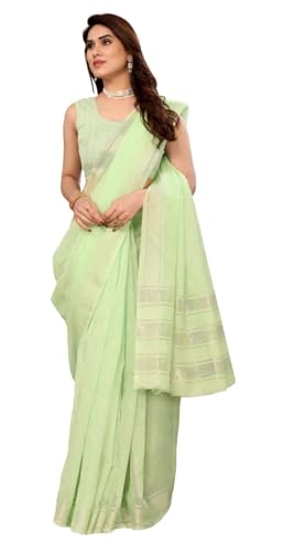 Vasthrlay Gold Unstitched Saree