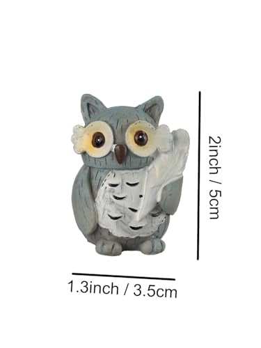 Miniature Owl Showpiece Statue Toys Decorative Items for Home Decor