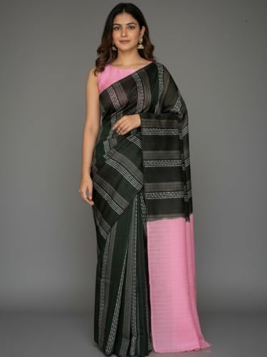 Vasthrlay Black Bhagalpuri Saree