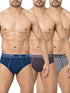 Dixcy Scott Men's Smart Designer Cotton Replay Brief Assorted Colours (5, 90(L))