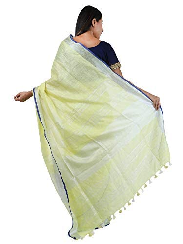 Vasthrlay Handloom Summer Contrast Vibrant Green
